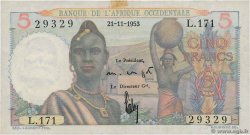 5 Francs FRENCH WEST AFRICA (1895-1958)  1953 P.36