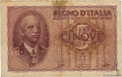 5 Lire ITALY  1944 P.028