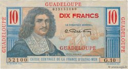 10 Francs Colbert GUADELOUPE  1946 P.32 fST