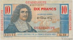 10 Francs Colbert GUADELOUPE  1946 P.32 q.AU