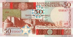 50 Shilin SOMALIA  1987 P.34b FDC