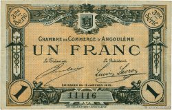 1 Franc FRANCE régionalisme et divers Angoulême 1915 JP.009.16 TB+