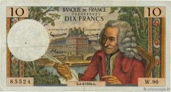 10 Francs VOLTAIRE FRANCE 1964 F.62.09 TB