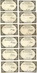 5 Livres Lot FRANCE 1793 Ass.46a TTB