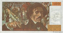 100 Francs DELACROIX modifié FRANCE 1981 F.69.05 pr.TTB