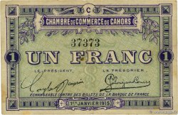 1 Franc Numéro radar FRANCE régionalisme et divers Cahors 1915 JP.035.07 TB+