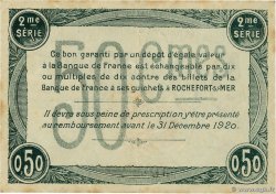 50 Centimes FRANCE régionalisme et divers Rochefort-Sur-Mer 1915 JP.107.07 TTB