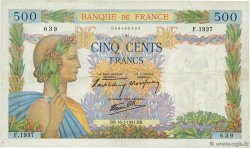 500 Francs LA PAIX FRANCE 1941 F.32.13 TB+