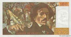 100 Francs DELACROIX modifié FRANCE 1978 F.69.01c TTB+