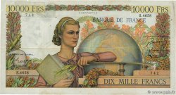 10000 Francs GÉNIE FRANÇAIS FRANCE  1953 F.50.64