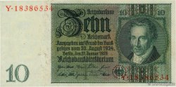 10 Reichsmark ALLEMAGNE 1929 P.180a