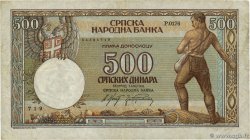 500 Dinara SERBIE 1942 P.31