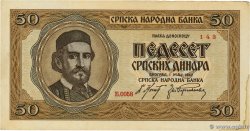 50 Dinara SERBIE 1942 P.29
