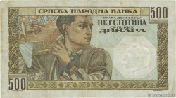 500 Dinara SERBIE 1941 P.27a pr.TTB