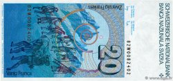 20 Francs SUISSE 1982 P.55d NEUF