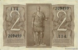 2 Lire ITALIE 1939 P.027 TTB+