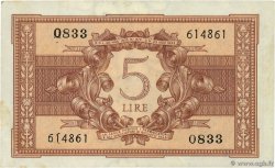 5 Lire ITALIE 1944 P.031c SUP