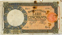 50 Lire ITALIE 1942 P.058