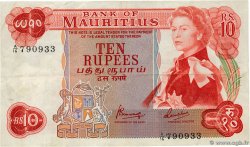 10 Rupees ÎLE MAURICE 1967 P.31c