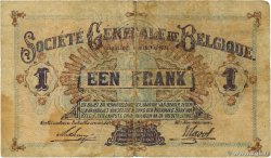 1 Franc BELGIQUE 1918 P.086b B+