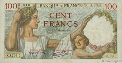 100 Francs SULLY FRANCE 1940 F.26.24 TB+