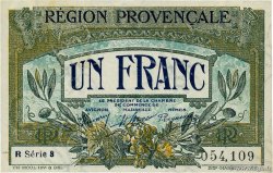 1 Franc FRANCE régionalisme et divers Alais, Arles, Avignon, Gap, Marseille, Nîmes, Toulon 1918 JP.102.12