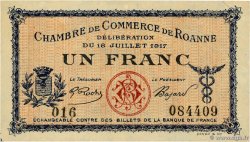 1 Franc FRANCE régionalisme et divers Roanne 1917 JP.106.12