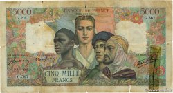 5000 Francs EMPIRE FRANÇAIS FRANCE 1945 F.47.24 G