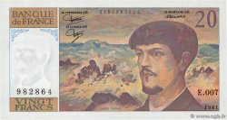 20 Francs DEBUSSY FRANCIA 1981 F.66.02 q.FDC