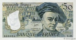 50 Francs QUENTIN DE LA TOUR FRANCE 1981 F.67.07 NEUF