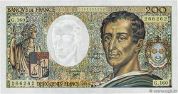 200 Francs MONTESQUIEU FRANCE 1981 F.70.01 SUP+