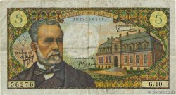 5 Francs PASTEUR FRANCE 1966 F.61.01 pr.TB