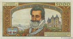 5000 Francs HENRI IV FRANCE 1958 F.49.05 TTB