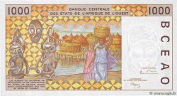 1000 Francs WEST AFRICAN STATES  1999 P.111Ai AU