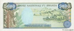 5000 Francs RWANDA  1988 P.22a UNC-