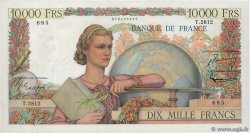 10000 Francs GÉNIE FRANÇAIS FRANCIA 1952 F.50.59
