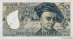 50 Francs QUENTIN DE LA TOUR FRANCE  1978 F.67.03 F+