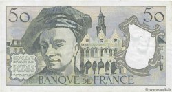 50 Francs QUENTIN DE LA TOUR FRANCE  1982 F.67.08 VF-