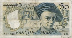50 Francs QUENTIN DE LA TOUR FRANCE  1984 F.67.10