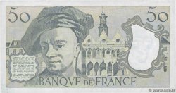 50 Francs QUENTIN DE LA TOUR FRANCE  1989 F.67.15 VF+