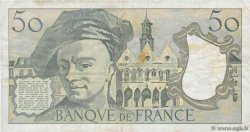 50 Francs QUENTIN DE LA TOUR FRANCE  1991 F.67.17 TB