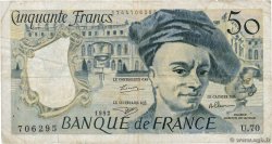 50 Francs QUENTIN DE LA TOUR FRANCE  1992 F.67.18 VG