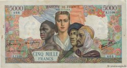 5000 Francs EMPIRE FRANÇAIS FRANCE 1945 F.47.43