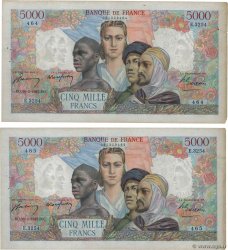 5000 Francs EMPIRE FRANÇAIS Consécutifs FRANCIA 1947 F.47.59