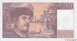 20 Francs DEBUSSY FRANCE  1984 F.66.05 SUP