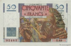 50 Francs LE VERRIER FRANCE 1947 F.20.08