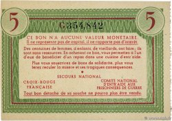 5 Francs BON DE SOLIDARITÉ FRANCE régionalisme et divers 1941 KL.05A SPL