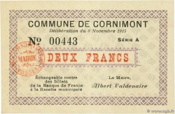 2 Francs FRANCE régionalisme et divers Cornimont 1915 JP.88-016