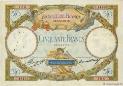 50 Francs LUC OLIVIER MERSON type modifié FRANCIA 1933 F.16.04 MB