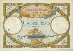 50 Francs LUC OLIVIER MERSON type modifié FRANCE  1933 F.16.04